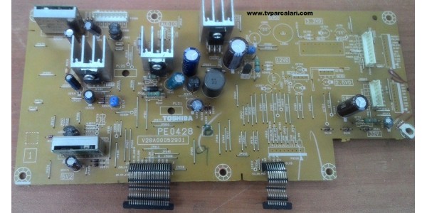 PE0428, PE0428B, V28A00052901, POWER BPARD, Toshiba 40XF350P, 40XF355, 42XV635